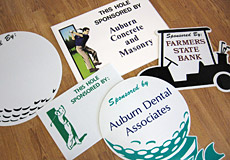 Golf outing Signs